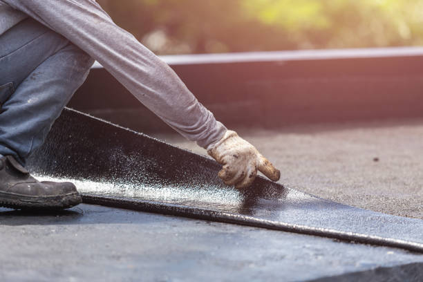Professional Crawl Space Encapsulation technician working in Holly, MI